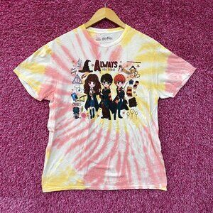 Harry Potter Chibi Hermoine, Ron, Harry tiedye T-shirt size Large